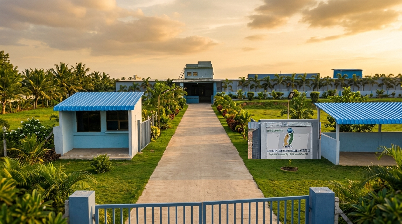 IIFSA principal manufacturing facility · Ananthasagaram, SPSR Nellore, Andhra Pradesh — real IIFSA name board visible at the main gate